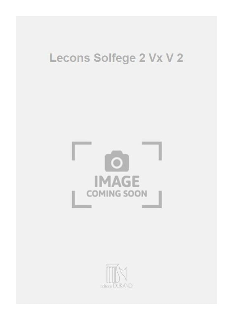 Lecons Solfege 2 Vx V 2
